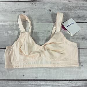 Amoena Mastectomy Bra Womens 34B Blush Marlena 2167 Wireless Soft Cup NEW